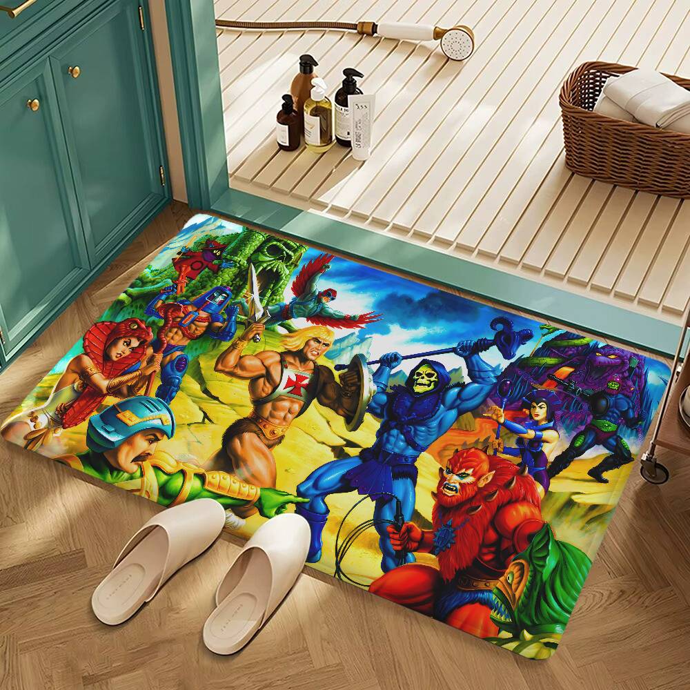 He Man Masters Of Universe Hallway Carpet Non-Slip Laundry Room Mat Laundry Decor Balcony Child Living Room Toilet Rug