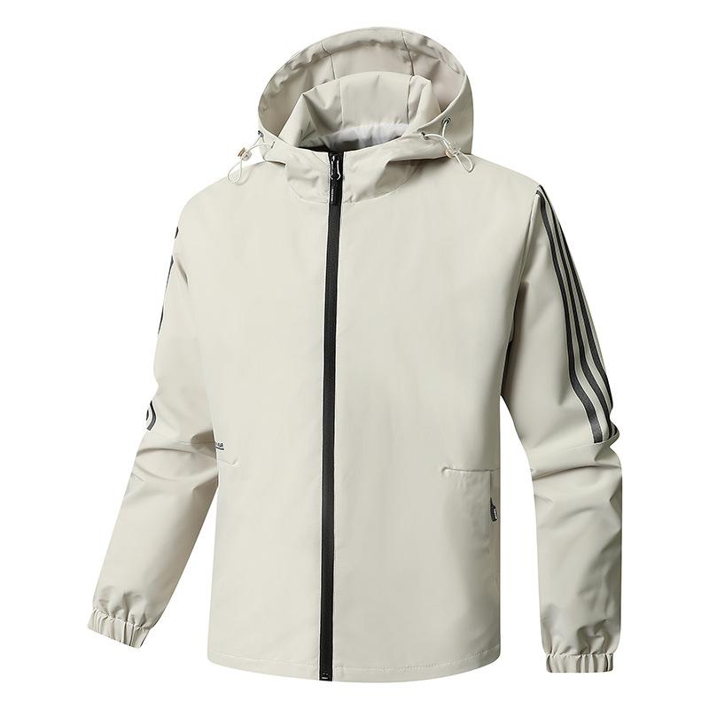 Frühlings- und Herbstjacke Herrenmantel Koreanische Version Oberteil Lässig Sport Stehkragenjacke