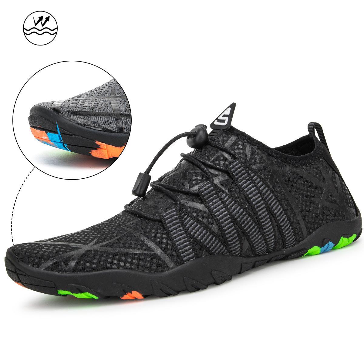 

Обувь Уличная спортивная повседневная обувь Весна и лето новая мужская большого размера черная темно-синяя 35 чёрный