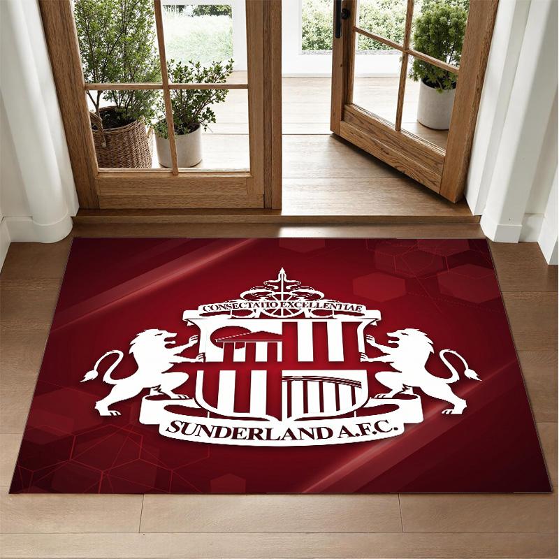 Sunderland Design Crystal Velvet Rug Soft Decorative Mat for Bedroom Entrance