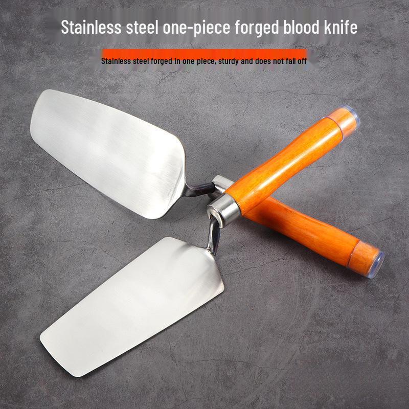 Stainless Steel Gray Spoon Spatula Trowel & Wall Scraper for Plastering and Tiling