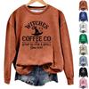 Women's Casual Halloween Graphic Crewneck Pullover Sweatshirt Top for Fall Winter