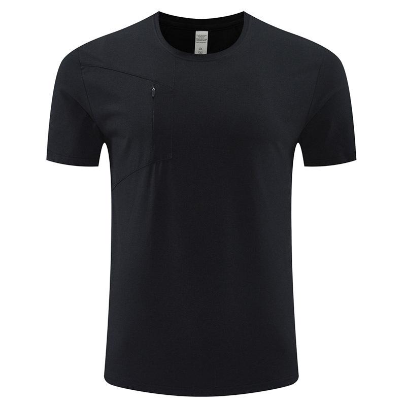 Quick-drying short-sleeved t-shirt men's outdoor sports round neck breathable sweat-absorbing fitness running mountaineering cycling