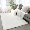 Nordic Faux Rabbit Fur Carpet: Thickened Polyester-Cotton Floor Mat for Living Room, Bedroom, or Hallway