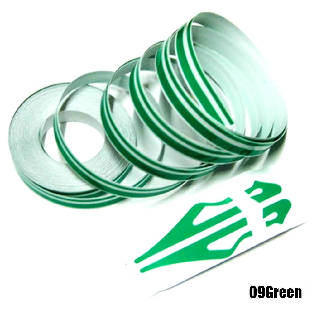 9.8m 1 Roll Striping Pin Stripe Steamline Double Line Tape Car Body Decal Vinyl Sticker Car Decoration Styling Tools Multicolor