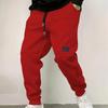 Mens Casual Sports Elastic Waist Joggers Cargo Trousers With Pockets