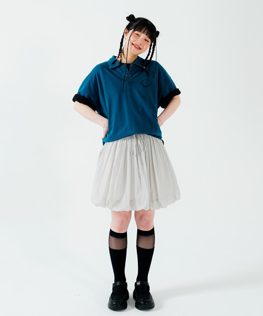 PUNCHLINE Shower Wash Collared Short Sleeve 5-Piece Set Teal Blue Wsst6220