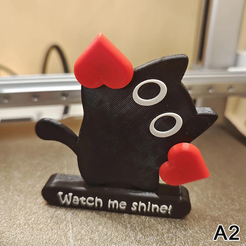 Cat Throws Handkerchief Fridge Magnet Rotating Ornament Funny Magnetic Toy Home Office Kitchen Decor Perfect Gift A2
