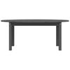 Vidaxl Stolik Kawowy, Szary, 110X55X45 Cm, Lite Drewno Sosnowe