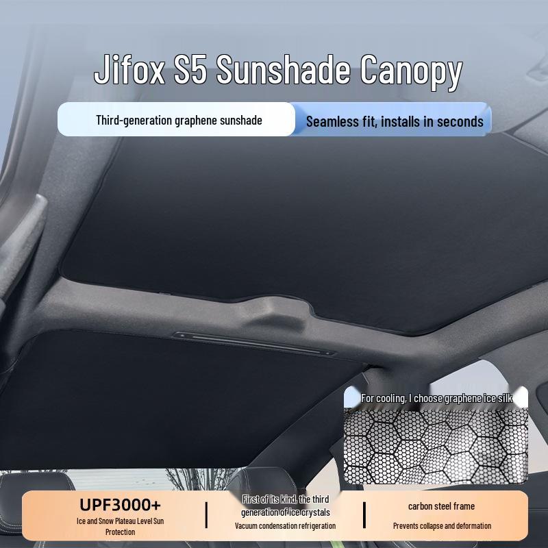 Jihu S5/Kaola Sunshade: Graphene Sunroof Canopy for Sun Protection and Heat Insulation