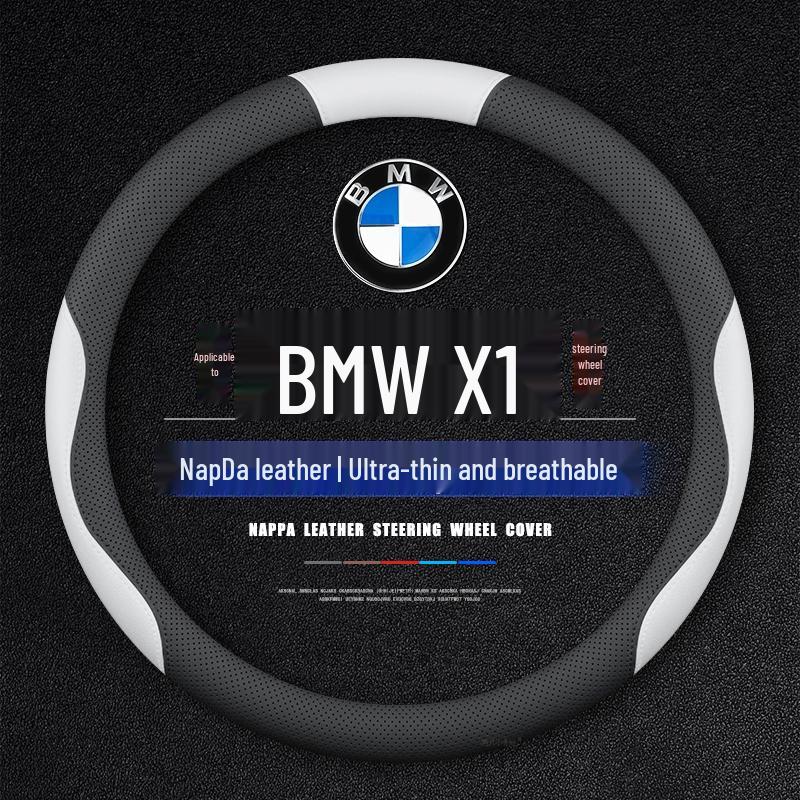 BMW X1 2025 Steering Wheel Cover, All-Season, Sweat-Absorbent, Non-Slip