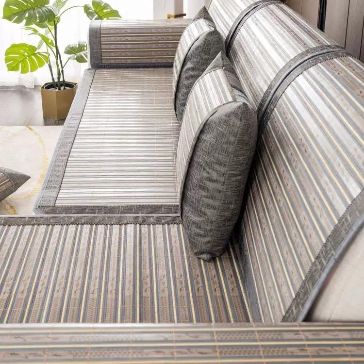 Zomer Bamboe Mat Sofa Kussen Zomer Antislip Zomer Koelmat Zomer Mat Kussen IJszijde Zitkussen Sofa Hoes Zomer Mat