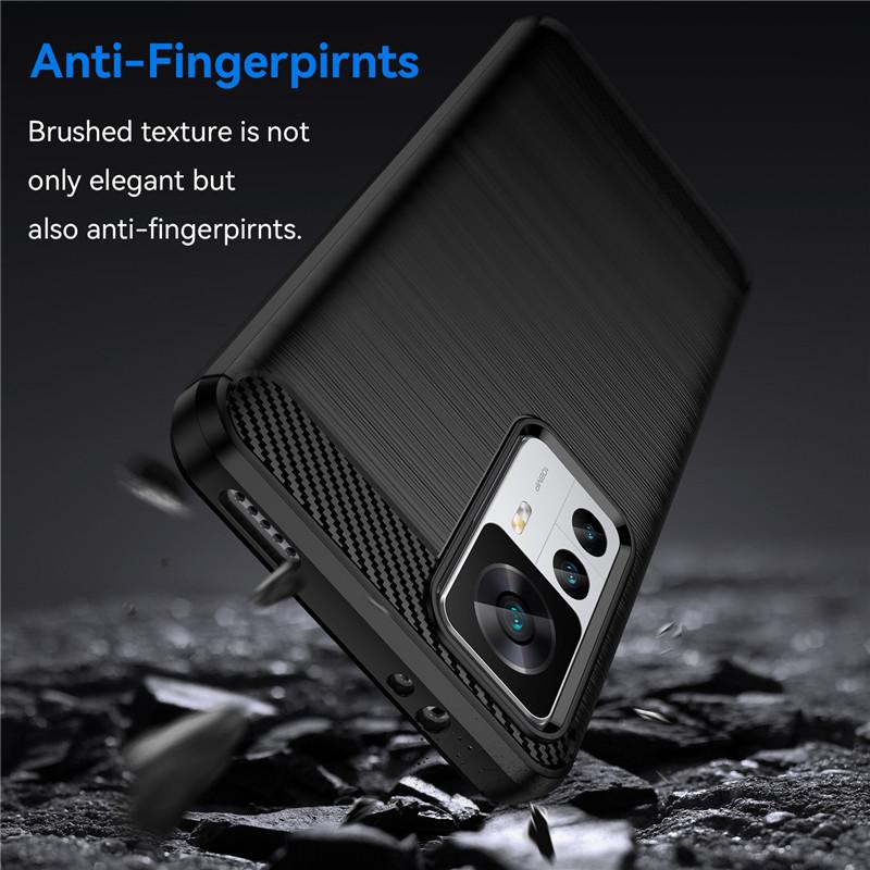 For Xiaomi 12T Case Xiaomi 12T  Cover 6.67 inch Carbon Fiber Shockproof Silicone Bumper For Xiaomi 12 12X 12S 12T Pro 12S Ultra