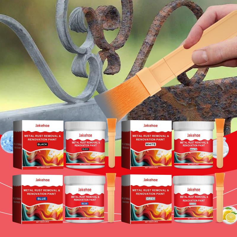 Apprêt Métallique Anti-Rouille Peinture Étanche à Base d'Eau pour Barbecues Bancs Résistante aux Intempéries Solution Multicolore