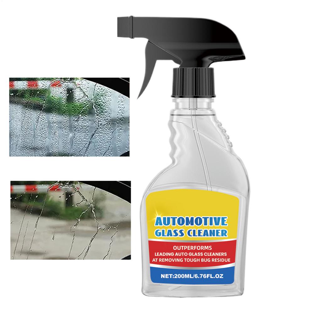Automotive Glass Cleaner Auto Glass Cleaner 6.76fl.oz Tint Safe Window Cleaner For Car Waterproof Car Interior Glass Cleaner For
