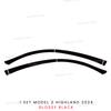 For Tesla Model Y Juniper 2025+ Hidden Windows Strip Cover Car Blacken Wrapping Film Model 3 Y Floating Roof Sticker Accessories C7