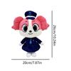 Anime Sheriff Labrador Dog Plush Toy Security Sergeant Labrador Wolf Dog Cartoon Doll Boys Girls Soft Stuffed Toys Children Gift
