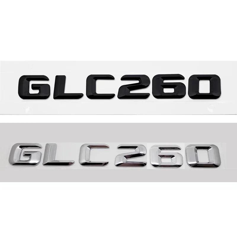 3D Car Rear Badge Tail Box Number Letter Decal for Mercedes Benz GLC43 GLC63 GLC200 GLC260 GLC300 Styling Accessories