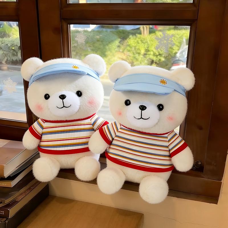 Nuova Bambola Maglione Carino Cappello Bambola Orso Giocattolo Peluche per Bambini Bambola Orsetto