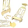 4 String Trapeze Tailpiece Bass Bridge with Mounting Screws Electric Bass Tail Archtop Tailpiece Bridge Replacement