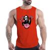 Sommer Herren Fitness Outdoor Sport Rundhalsweste Totenkopfmuster 2D Gedruckt Jugend Trend Atmungsaktives Ärmelloses Shirt