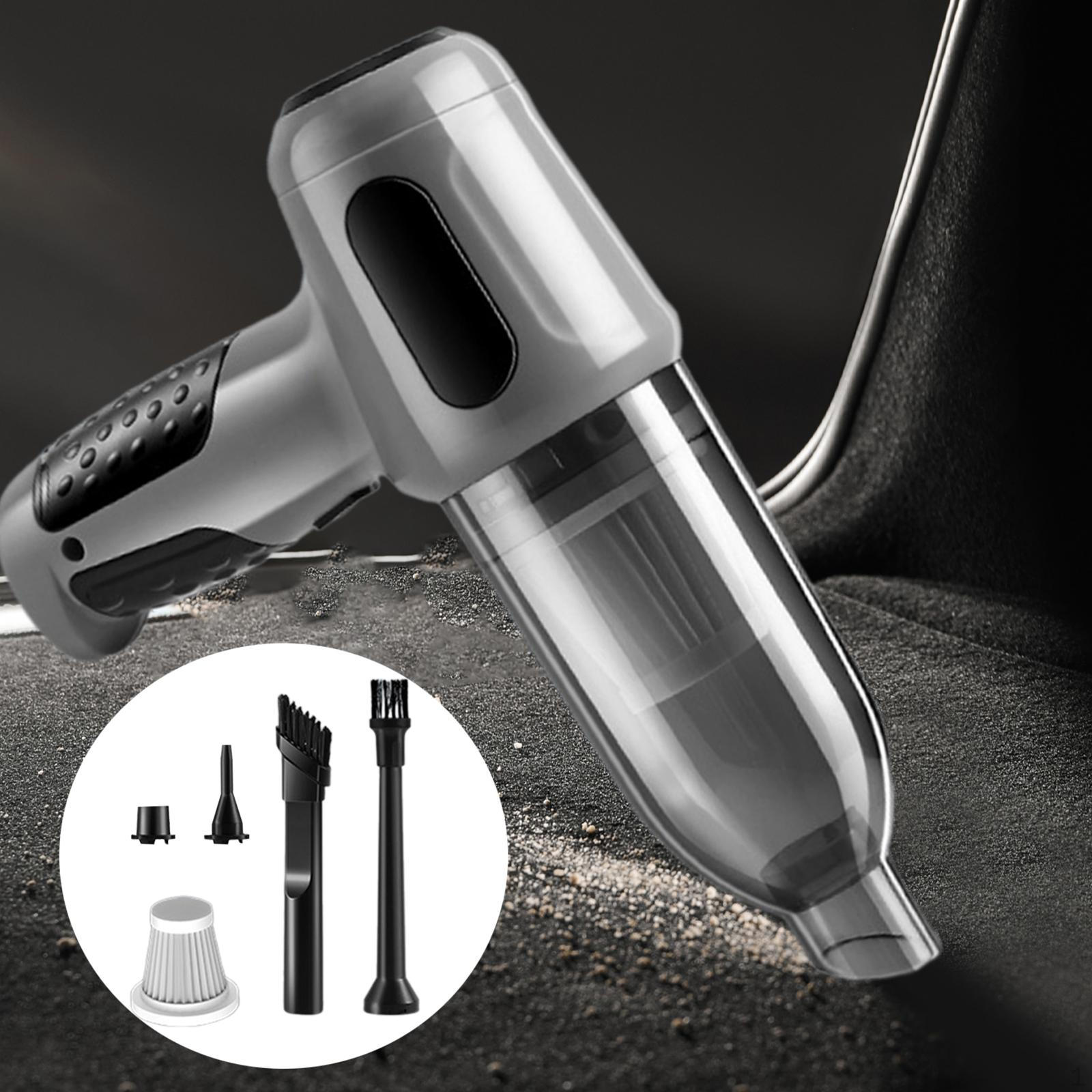 

Автомобильный пылесос Air Duster портативный портативный для автомобиля серый