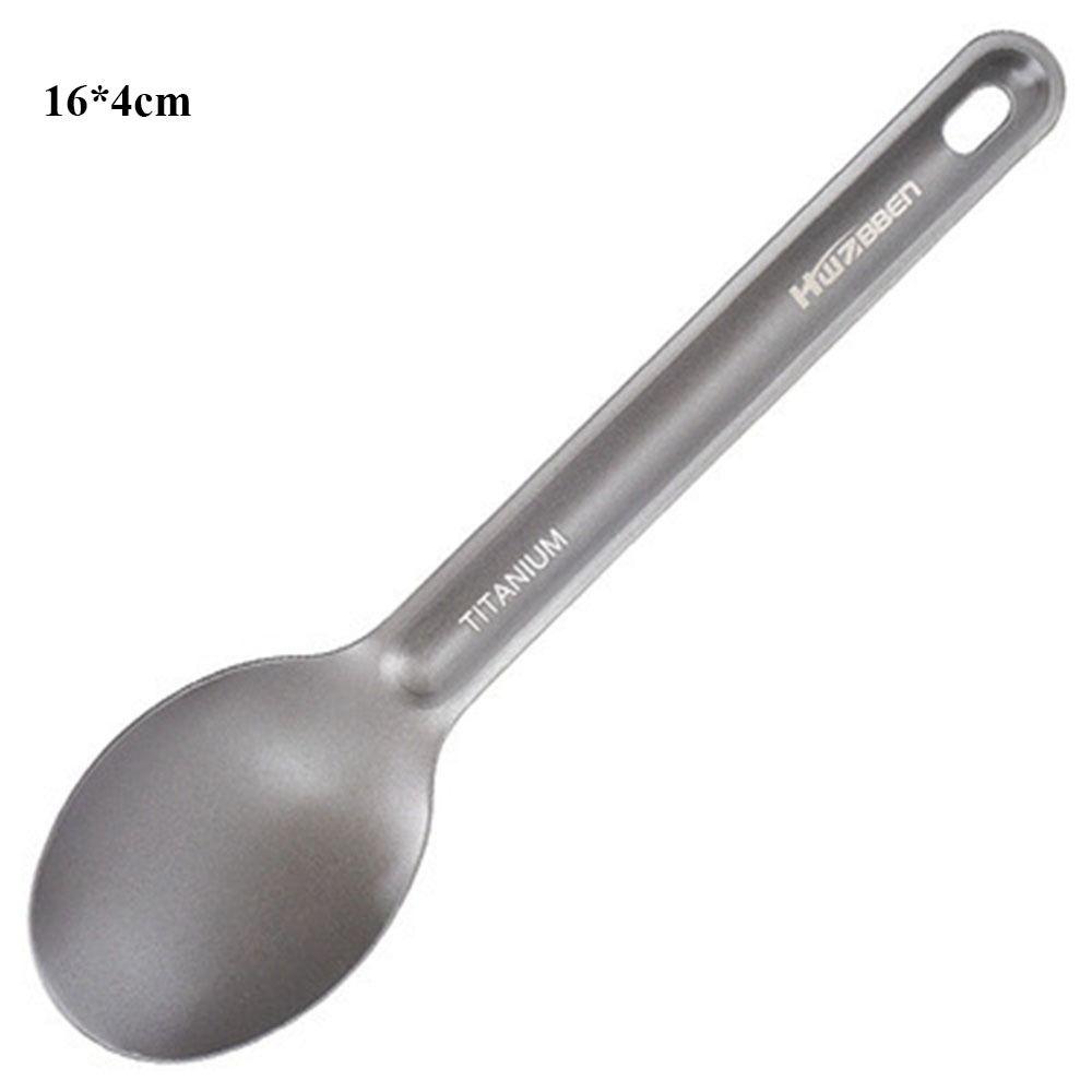 Environmental Outdoor Camping Fork Portable Cutlery Fork New Titanium Spoon  Outdoor Tool