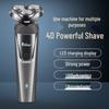 Linke 8806 Men's USB Rechargeable Electric Shaver Set - Three-in-One, Washable, Three-Blade Beard Trimmer