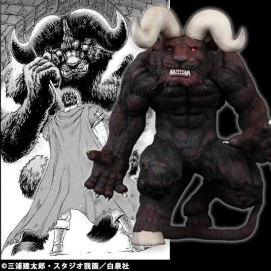 Character Figure Berserk Immortal Zodd Apostle Form Both Horns Ver. RED Made Soft Vinyl Approximately 300mm Tall Painted Finished Product.