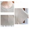 Damen Sommer Strick T-Shirt Kurzarm Fledermaus Shirt Sommer Neues Modisches Top Ice Silk Strickshirt
