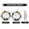 Halloween Witch Skeleton Mesh Ribbon Wreath for Door - Scary Decoration for Party House