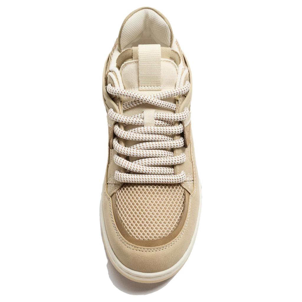 Zara Fashionable Comfortable Skateboarding Low-Top Sneakers Men Sneakers Brown 12233520718