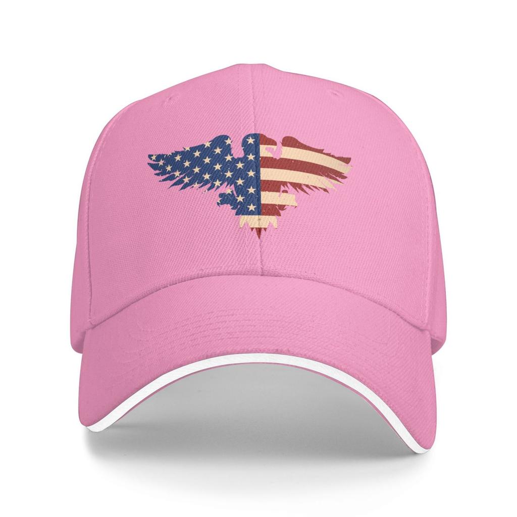 Print Baseball Caps Unisex Adjustable Sandwich Hat Vintage Outdoor Summer Travel Sun Snapback Cap