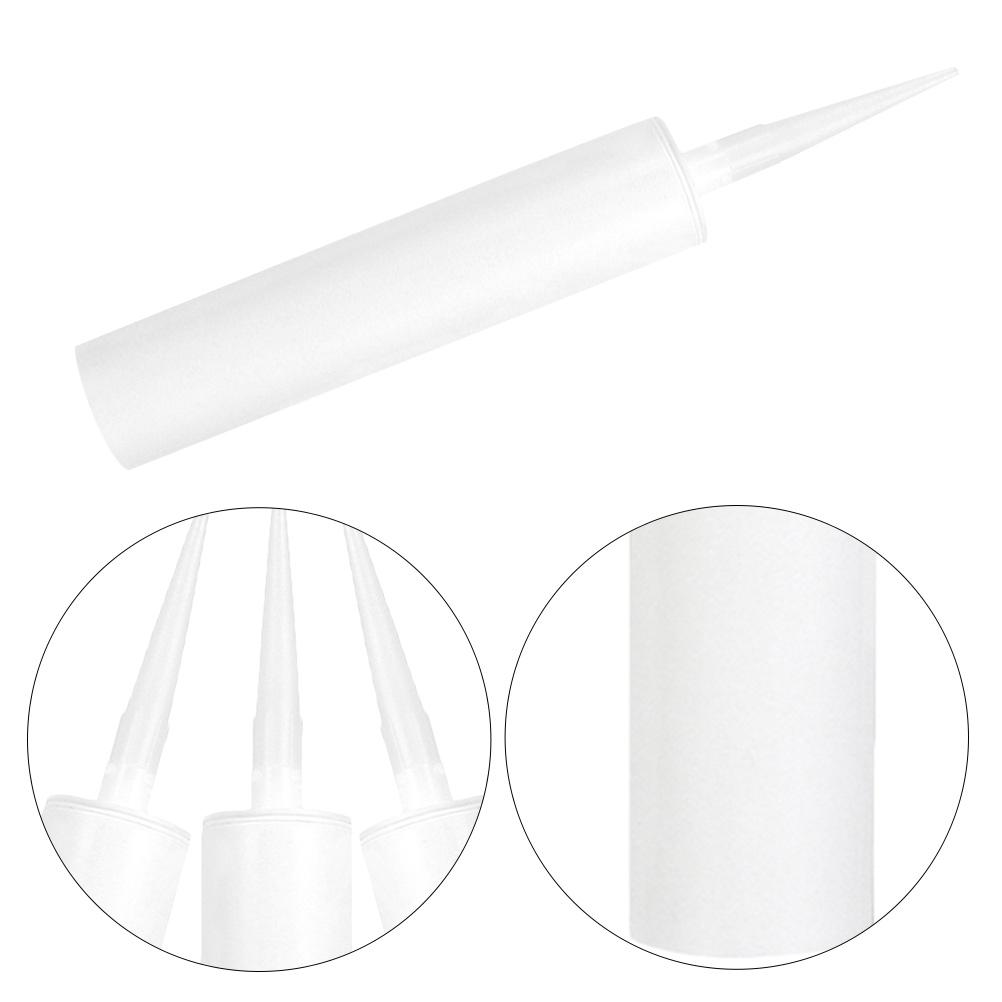 3 Pcs Reusable Empty Caulking Tubes Dispenser Sealant Grouting Repair Tool Glass Adhesive Packaging Container For Latex Cracks