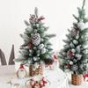 Artificial Christmas Tree with Pinecone Tabletop Accessories Festives Home Desktop Decoration Christmas Ornament