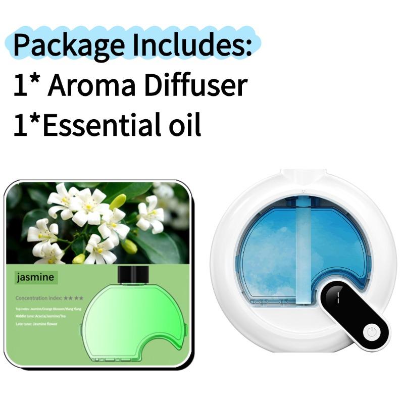 Désodorisant mural 50 ml 6 modes Affichage numérique Parfum automatique Purificateur d'air Machine d'aromathérapie rechargeable pour chambre à coucher Toilettes