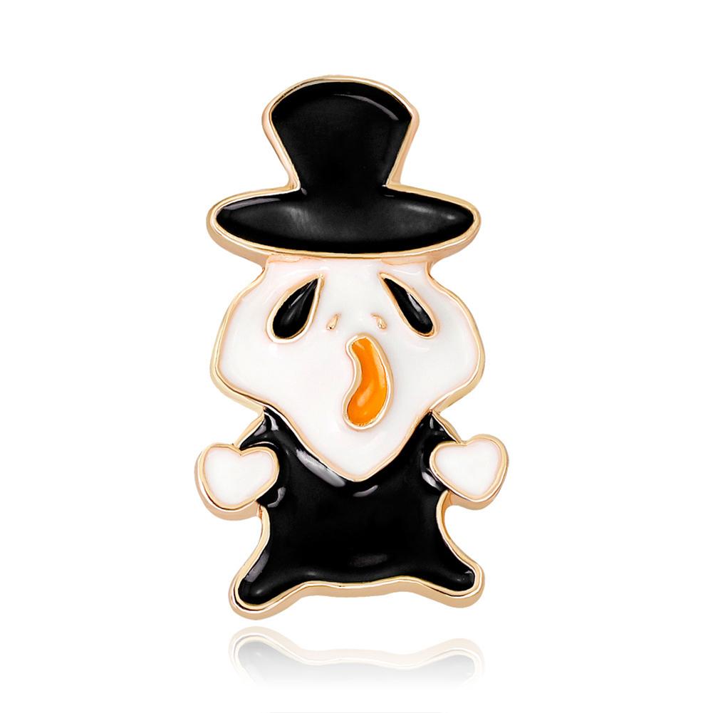Women Cartoon Halloween Ghost Brooch Elegant Fashion Breastpin
