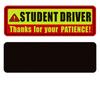 Novice Intern Driver Car Sticker Magnetic Reflective Sticker Popular New+river Novice Car Sticker
