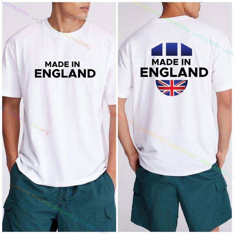 2024 Summer New Funny Shirt England Flag Badge Unisex Patriotism Graphic T Shirts Womens Tshirts Men Tshirt Short Sleeve Tee
