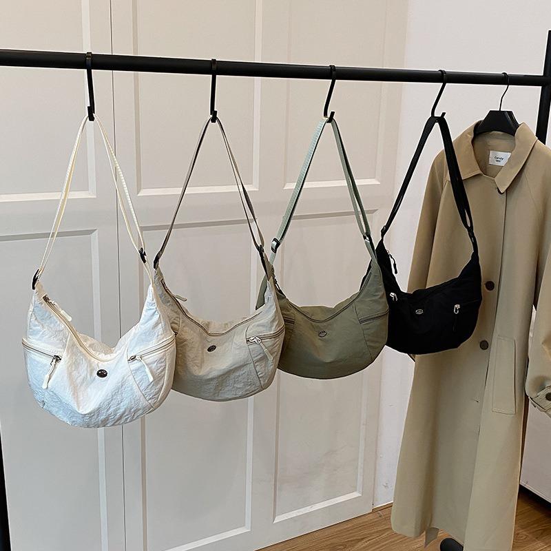 Oxford Cloth Fashionable Large-capacity Casual Bag Spring New Make-up Class Wide Shoulder Strap Single Shoulder Messenger Bag