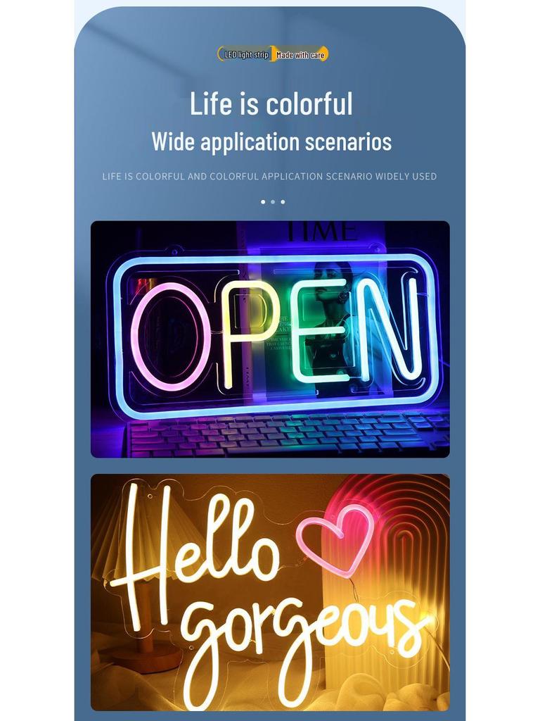 Creative Unicorn LED Neon Night Light - Perfect for Bedroom Ambiance