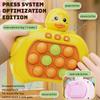 Electronic Quick Push Bubble Game Handle Toys Pop Up Light Fidget Fun Puzzle Anti-Stress Game Machine Toy Gifts For Kids Adults