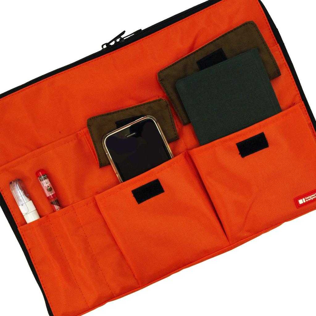 LIHIT LAB Inner Bag A4 Orange Bag-in-Bag A7554-4