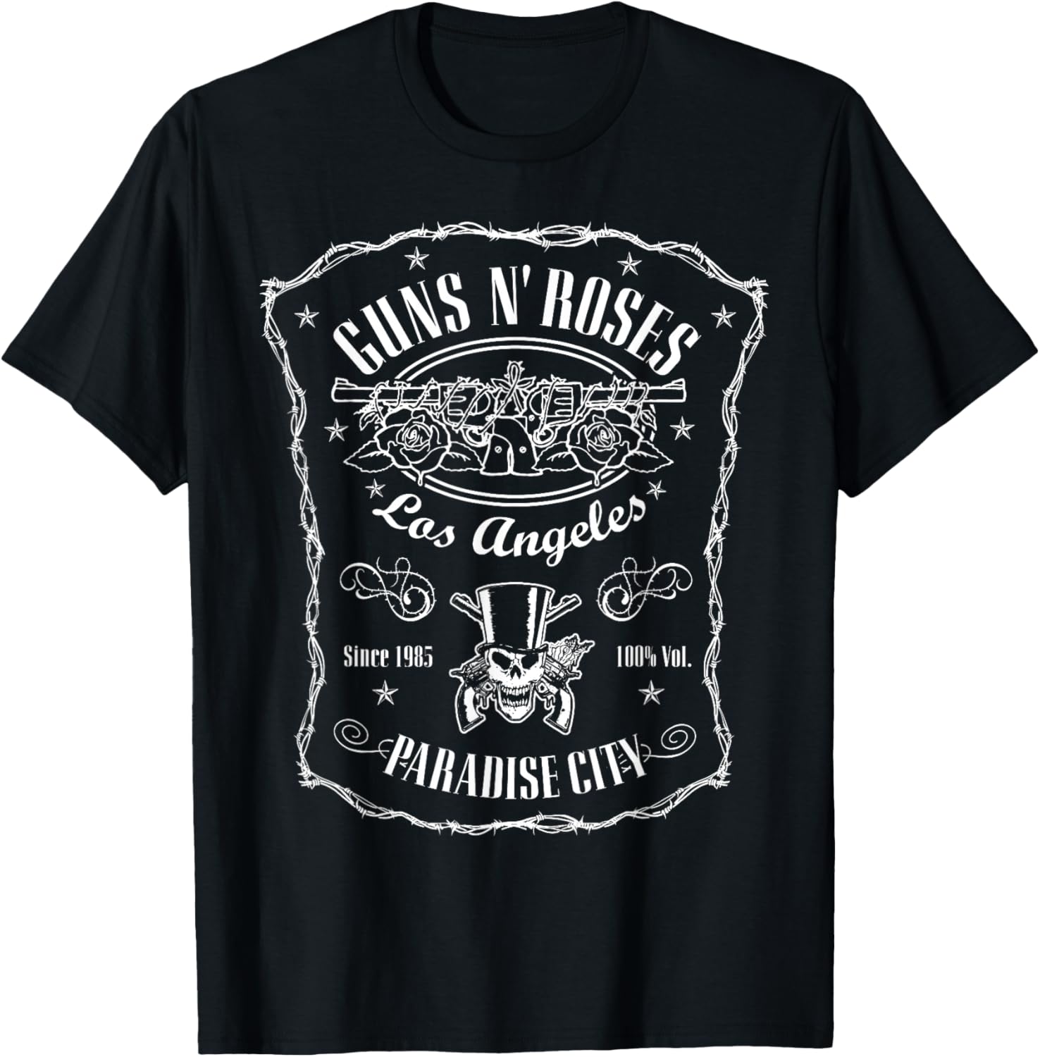 Официальная футболка Guns N  Roses с лейблом Paradise S