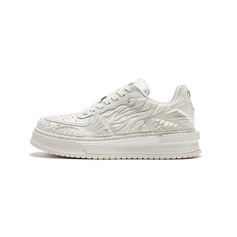 OGR Dragon Scale Series Hua Chenyu Edition White Platform Sneakers 40