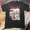 Sommer Damen Vintage EMBALMER Band T-Shirt Baumwolle und Atmungsaktiv Kurzarm Streetwear Oversized Locker Lässig