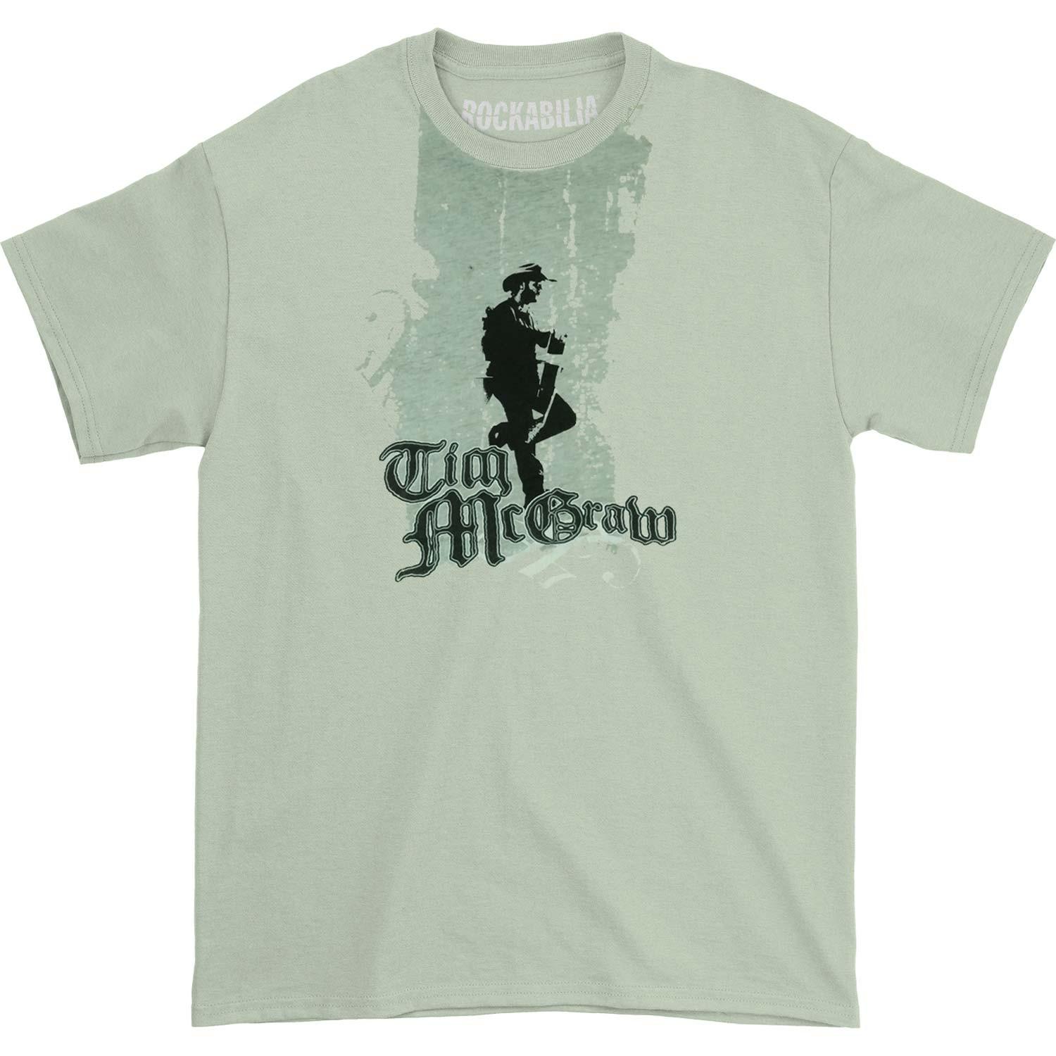 

Men s Tim Mcgraw Slim Fit T-Shirt Mens Womens Tees Top Cream M