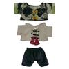 Niannyyhouse Ancient Style Suit (Jacket, Shirt, Pants) 20cm Plush Clothes, Doll Accessories
