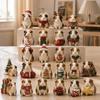 Weihnachts-Acryl-Anhänger - Niedlicher Sammler-Schlüsselanhänger-Charme für Taschen- und Rucksackdekoration