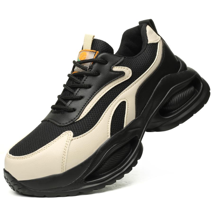 

Fashion Women s Safety Shoes Platform Sneakers Anti-smash Anti Puncture Work Shoes Security Protective Steel Toe Shoes Couple 42